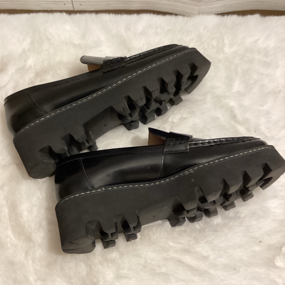 Women’s H&M Y2K Fashionable Chunky Loafers Size 8.5 - Picture 6 of 9